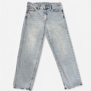 OLD NAVY High-Waisted O.G. Straight Built-In Tough Button-Fly Non-Stretc…